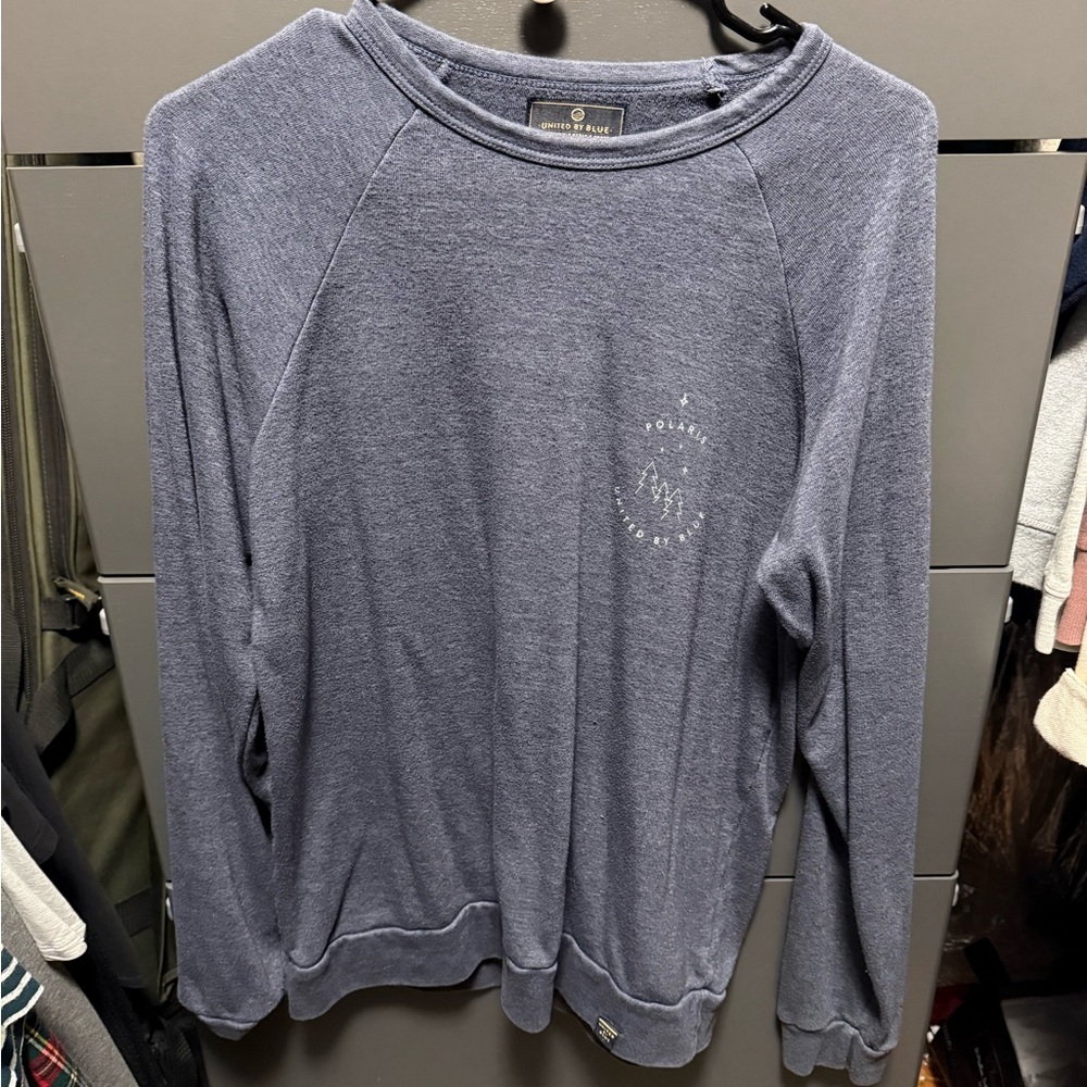 United By Blue Heathered Blue Crewneck Sweater